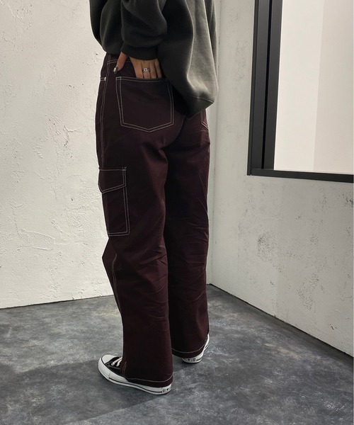 apres jour mignon（アプレジュールミニョン）の「カーゴパンツ【ZOZOTOWN限定アイテム】（カーゴパンツ・レディース・ボルドー/ブラック/ダークグリーン・MEDIUM/X-LARGE/SMALL）」の19枚目の写真