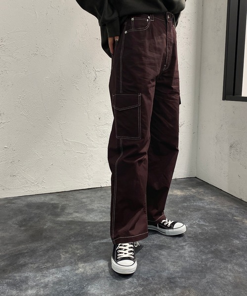 apres jour mignon（アプレジュールミニョン）の「カーゴパンツ【ZOZOTOWN限定アイテム】（カーゴパンツ・レディース・ボルドー/ブラック/ダークグリーン・MEDIUM/X-LARGE/SMALL）」の20枚目の写真