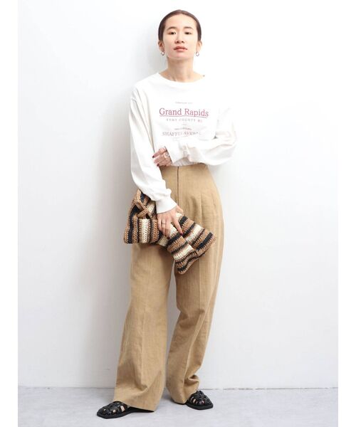 【新品　たぐつき】Ungrid♪バックフォトロングスリーブtee Ungrid（アングリッド）の「バックフォトプリントロングスリーブTee（T