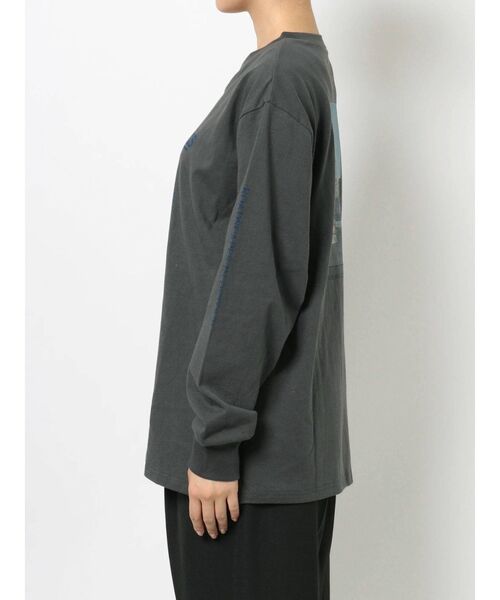 Ungrid(アングリッド)の「バックフォトプリントロングスリーブTee(Tシャツ/カットソー・レディース・オフホワイト/チャコールグレー・FREE)」の15枚目の写真