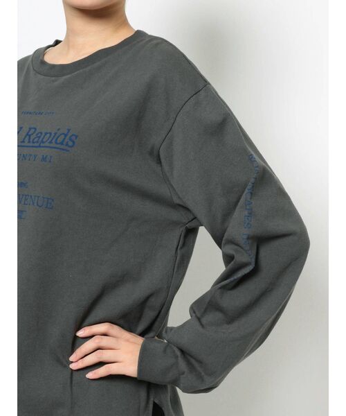 【新品　たぐつき】Ungrid♪バックフォトロングスリーブtee Ungrid（アングリッド）の「バックフォトプリントロングスリーブTee（T