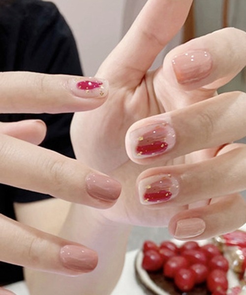 Luon 貼るだけ簡単装着 デザインハンドネイルチップ