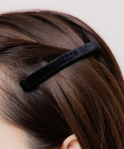 flower（フラワー）の「シンプリーベロアクリップ（ヘアピン・レディース・ブラック/ピンク・FREE）」の7枚目の写真