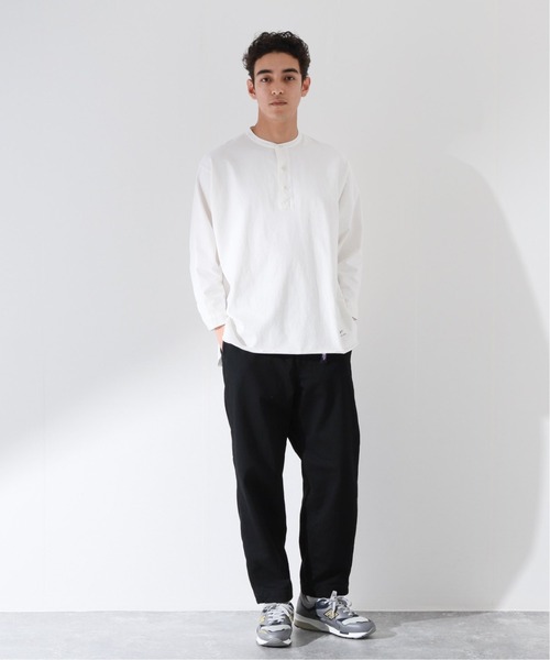 ARMY TWILL(アーミーツイル)の「【ARMY TWILL / アーミーツイル】別注 ヘンリーネック ロンT(Tシャツ/カットソー・メンズ・ホワイト/ブラック/ベージュ・MEDIUM/LARGE)」の10枚目の写真