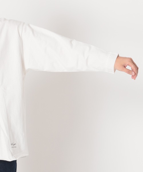 ARMY TWILL(アーミーツイル)の「【ARMY TWILL / アーミーツイル】別注 ヘンリーネック ロンT(Tシャツ/カットソー・メンズ・ホワイト/ブラック/ベージュ・MEDIUM/LARGE)」の15枚目の写真