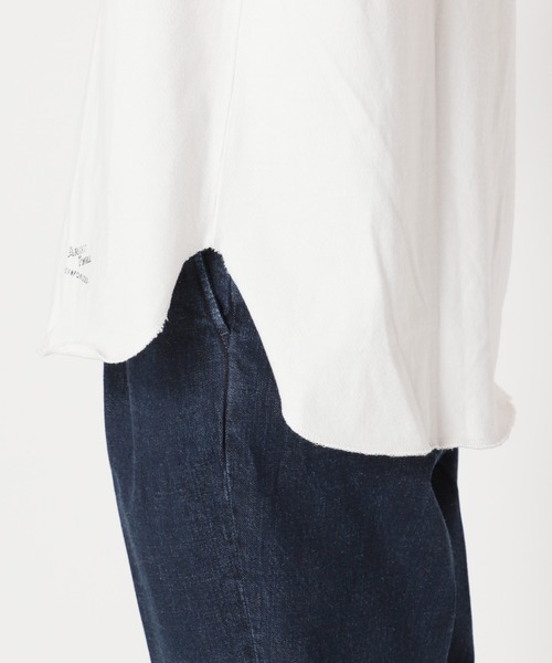 ARMY TWILL(アーミーツイル)の「【ARMY TWILL / アーミーツイル】別注 ヘンリーネック ロンT(Tシャツ/カットソー・メンズ・ホワイト/ブラック/ベージュ・MEDIUM/LARGE)」の7枚目の写真