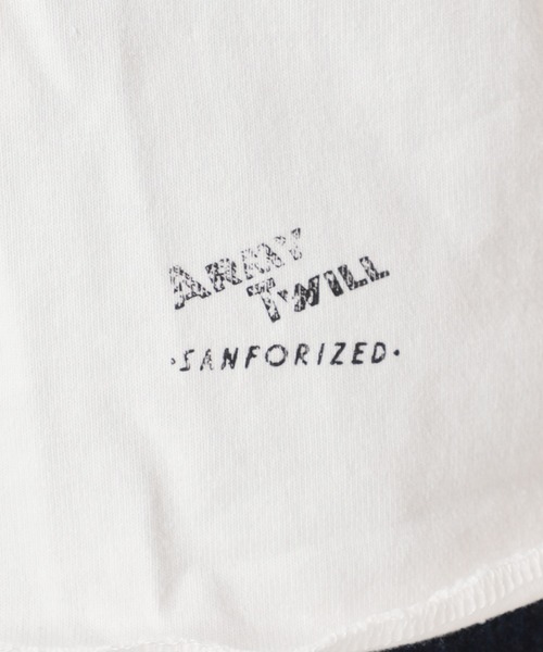 ARMY TWILL(アーミーツイル)の「【ARMY TWILL / アーミーツイル】別注 ヘンリーネック ロンT(Tシャツ/カットソー・メンズ・ホワイト/ブラック/ベージュ・MEDIUM/LARGE)」の20枚目の写真