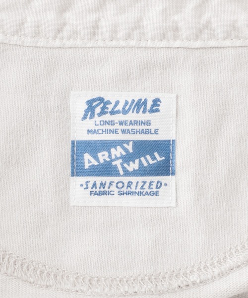 ARMY TWILL(アーミーツイル)の「【ARMY TWILL / アーミーツイル】別注 ヘンリーネック ロンT(Tシャツ/カットソー・メンズ・ホワイト/ブラック/ベージュ・MEDIUM/LARGE)」の16枚目の写真