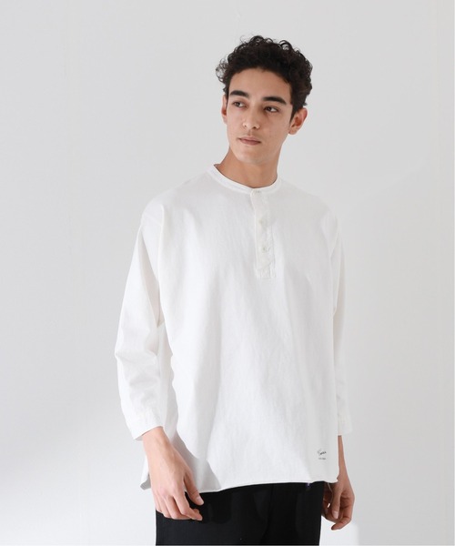ARMY TWILL(アーミーツイル)の「【ARMY TWILL / アーミーツイル】別注 ヘンリーネック ロンT(Tシャツ/カットソー・メンズ・ホワイト/ブラック/ベージュ・MEDIUM/LARGE)」の22枚目の写真
