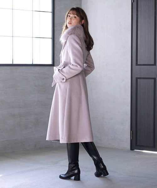 QUEENS COURT（クイーンズコート）の「FOXファー襟プリンセス