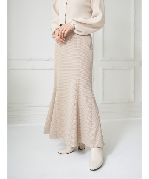 earth music&ecology（アースミュージックアンドエコロジー）の「マーメイドスカート（パターン）＊（スカート・レディース・チェック・S/M）」の6枚目の写真