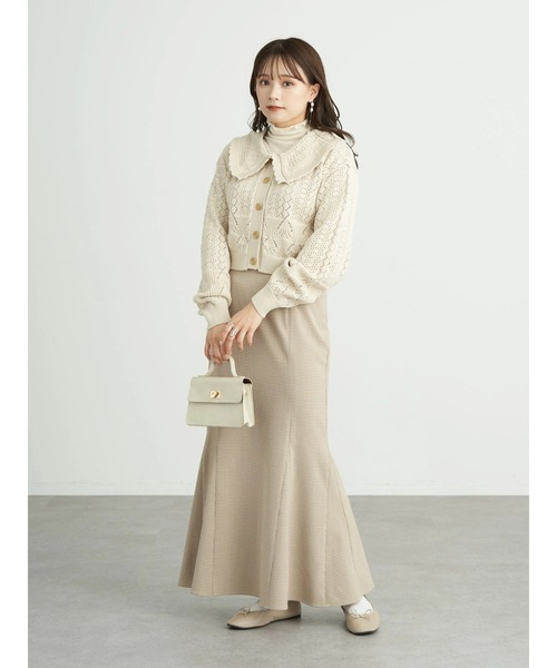 earth music&ecology（アースミュージックアンドエコロジー）の「マーメイドスカート（パターン）＊（スカート・レディース・チェック・S/M）」の8枚目の写真