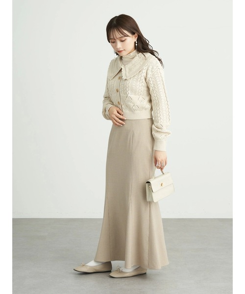 earth music&ecology（アースミュージックアンドエコロジー）の「マーメイドスカート（パターン）＊（スカート・レディース・チェック・S/M）」の9枚目の写真