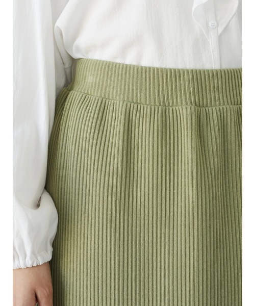 CRAFT STANDARD BOUTIQUE（クラフトスタンダードブティック）の「【追加】リブロングスカート　＊◆（スカート・レディース・ブラック/カーキ・FREE）」の19枚目の写真