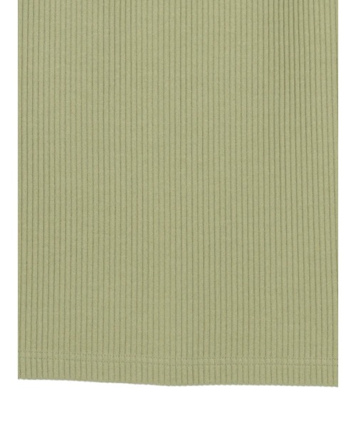 CRAFT STANDARD BOUTIQUE（クラフトスタンダードブティック）の「【追加】リブロングスカート　＊◆（スカート・レディース・ブラック/カーキ・FREE）」の6枚目の写真