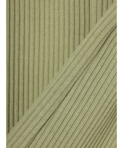 CRAFT STANDARD BOUTIQUE（クラフトスタンダードブティック）の「【追加】リブロングスカート　＊◆（スカート・レディース・ブラック/カーキ・FREE）」の11枚目の写真