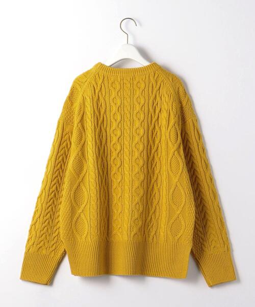 UNITED ARROWS LTD. OUTLET（ユナイテッドアローズアウトレット）の「＜A DAY IN THE LIFE＞アラン クルーネックニット（ニット/セーター・レディース・ホワイト・FREE）」の2枚目の写真