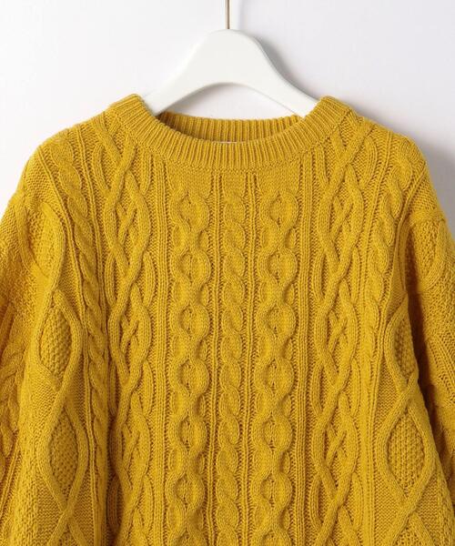 UNITED ARROWS LTD. OUTLET（ユナイテッドアローズアウトレット）の「＜A DAY IN THE LIFE＞アラン クルーネックニット（ニット/セーター・レディース・ホワイト・FREE）」の3枚目の写真