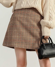 DAY CLOSET | 大人レトロチェック柄ミニタイトスカート(スカート)