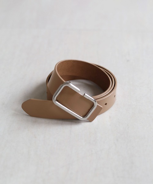 Bab（バブ）の「スクエアバックルカラーベルト（ベルト・レディース・サックスブルー/ブラック/ベージュ/イエロー・ONESIZE）」の18枚目の写真