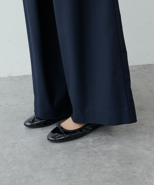 PUAL CE CIN（ピュアルセシン）の「大人見えワイドパンツ（その他パンツ・レディース・ネイビー/グレー・FREE）」の18枚目の写真