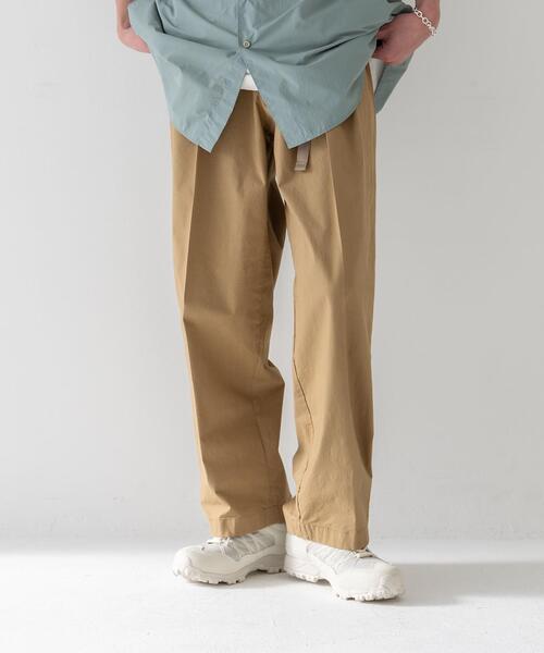 CITEN（シテン）の「＜CITEN（シテン）＞イージー 2タック トラウザー パンツ（その他パンツ・メンズ・ベージュ/ブラック・M/L）」の3枚目の写真