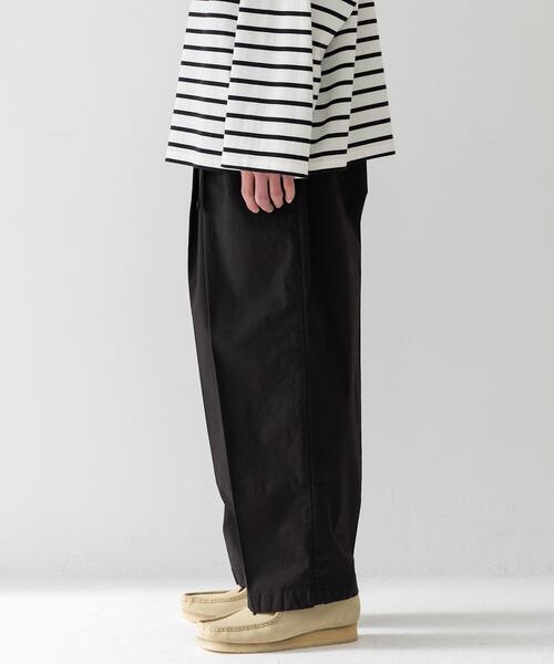 CITEN（シテン）の「＜CITEN（シテン）＞イージー 2タック トラウザー パンツ（その他パンツ・メンズ・ベージュ/ブラック・M/L）」の9枚目の写真