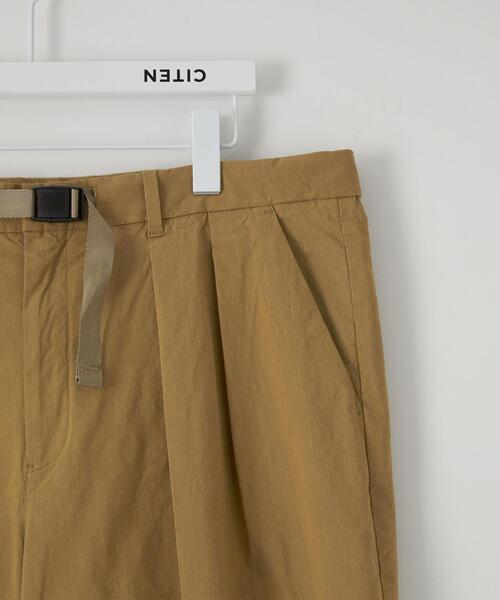 CITEN（シテン）の「＜CITEN（シテン）＞イージー 2タック トラウザー パンツ（その他パンツ・メンズ・ベージュ/ブラック・M/L）」の14枚目の写真