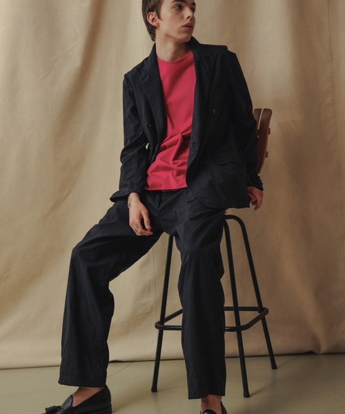 WILD LIFE TAILOR Adam et Rope'(ワイルドテーラーアダムエロペ )の「【WILD LIFE TAILOR】ナイロンタスランOX ダブルブレストジャケット(テーラードジャケット・メンズ・ベージュ/ネイビー・M/L)」の15枚目の写真
