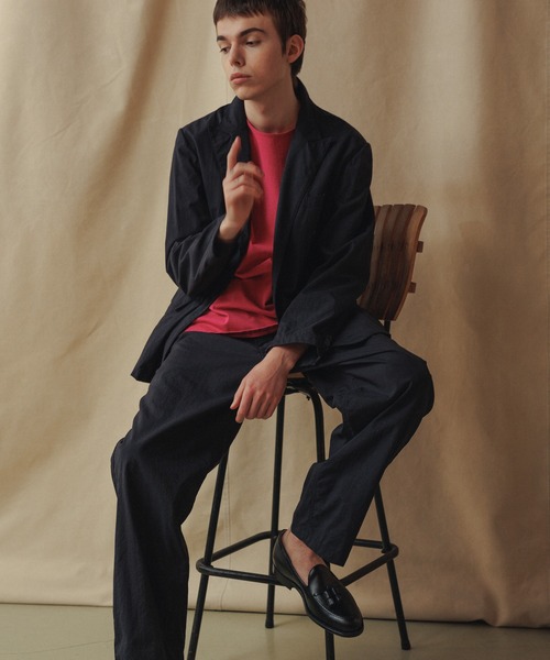 WILD LIFE TAILOR Adam et Rope'(ワイルドテーラーアダムエロペ )の「【WILD LIFE TAILOR】ナイロンタスランOX ダブルブレストジャケット(テーラードジャケット・メンズ・ベージュ/ネイビー・M/L)」の16枚目の写真