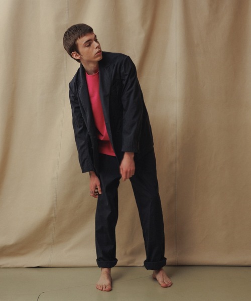 WILD LIFE TAILOR Adam et Rope'(ワイルドテーラーアダムエロペ )の「【WILD LIFE TAILOR】ナイロンタスランOX ダブルブレストジャケット(テーラードジャケット・メンズ・ベージュ/ネイビー・M/L)」の11枚目の写真