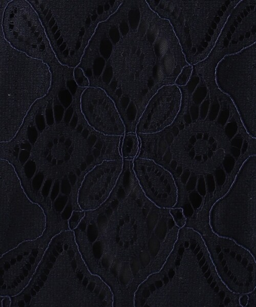 OPAQUE.CLIP（オペークドットクリップ）の「◆【C】キカレース マーメイドスカート（スカート・レディース・オフホワイト/ネイビー・34/36/38/40）」の4枚目の写真