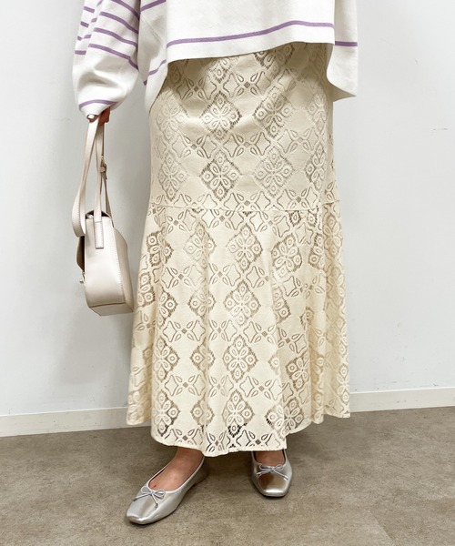 セール C キカレース マーメイドスカート スカート Opaque Clip オペークドットクリップ のファッション通販 Zozotown