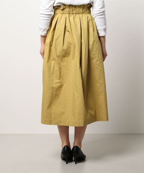 NICOLE white(ニコルホワイト)の「タックスカート(スカート・レディース・ブラック/イエロー/グリーン・FREE)」の5枚目の写真