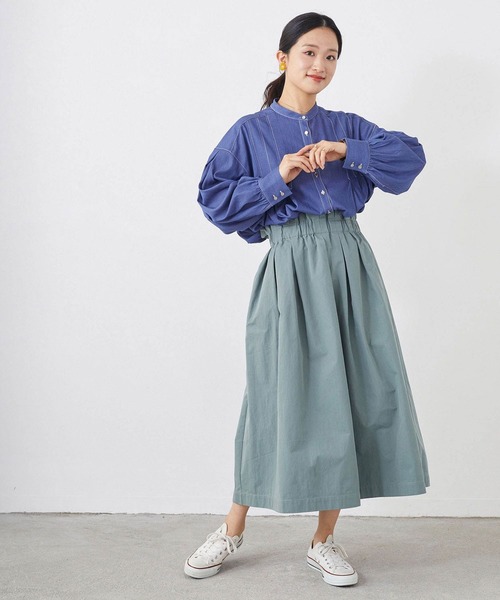 NICOLE white(ニコルホワイト)の「タックスカート(スカート・レディース・ブラック/イエロー/グリーン・FREE)」の19枚目の写真