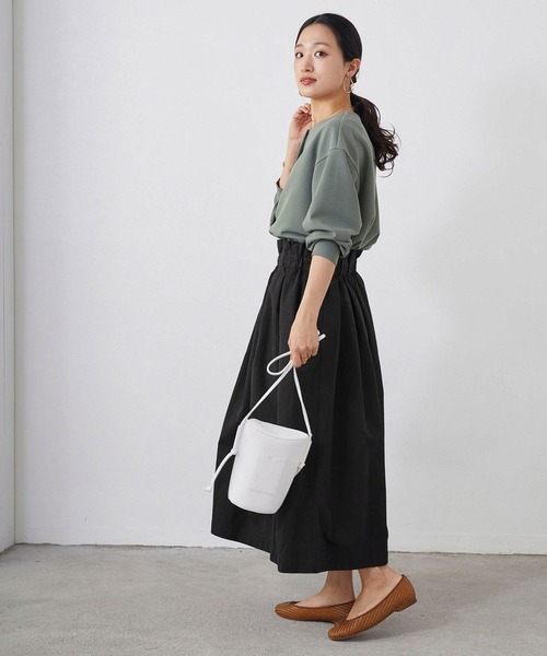 NICOLE white(ニコルホワイト)の「タックスカート(スカート・レディース・ブラック/イエロー/グリーン・FREE)」の20枚目の写真