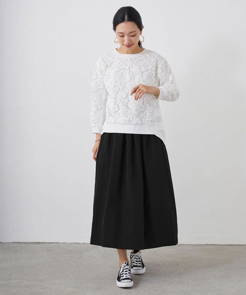 NICOLE white(ニコルホワイト)の「タックスカート(スカート・レディース・ブラック/イエロー/グリーン・FREE)」の21枚目の写真