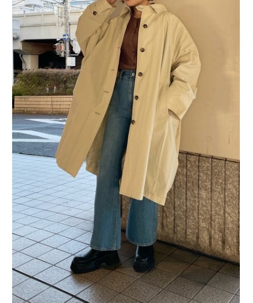 THROW by SLY（スローバイスライ）の「THROW HW SEMI FLARE PT-A ハイウエスト セミ フレア デニムパンツ（デニムパンツ・レディース・ブルー・23inch/24inch/25inch/26inch）」の19枚目の写真