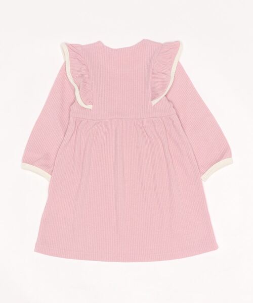 BABYDOLL(ベビードール)の「パイピングフリルワンピース 6293K(ワンピース・キッズ・ベビーピンク/ライトブルー・120cm/80cm/110cm/90cm/100cm)」の3枚目の写真