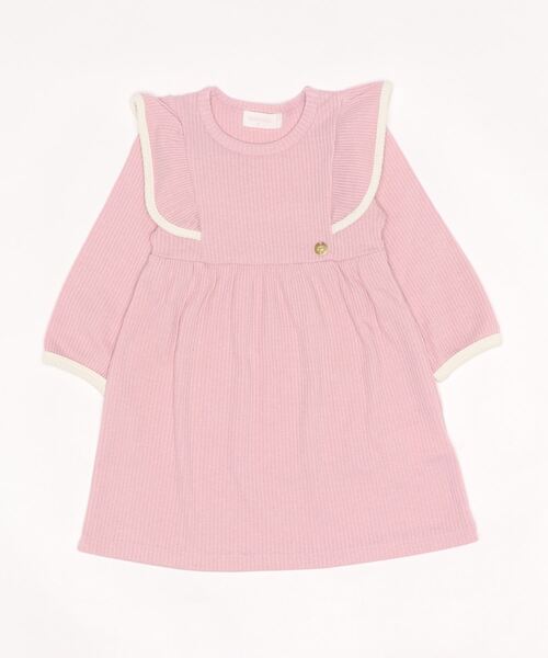 BABYDOLL(ベビードール)の「パイピングフリルワンピース 6293K(ワンピース・キッズ・ベビーピンク/ライトブルー・120cm/80cm/110cm/90cm/100cm)」の4枚目の写真
