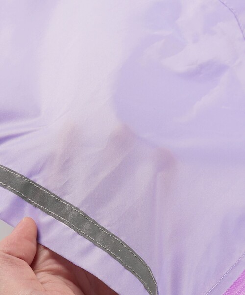BRANSHES(ブランシェス)の「【撥水】配色レインコート(レインコート/ポンチョ・キッズ・ラベンダー・M/S/L)」の12枚目の写真
