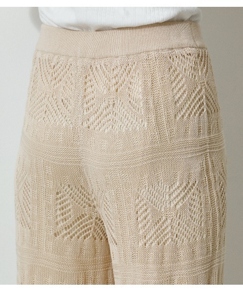 CROCHETKNITPANTS/クロシェニットパンツ