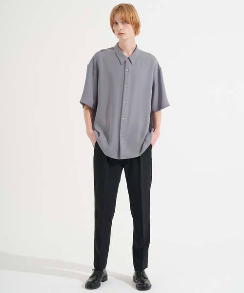 city（シティ）の「SMOOTHIE SHORT SLEEVE SHIRTS（シャツ/ブラウス・メンズ・ライトグレー/ブラック/サックスブルー/ライトグリーン・1/2/3）」の16枚目の写真