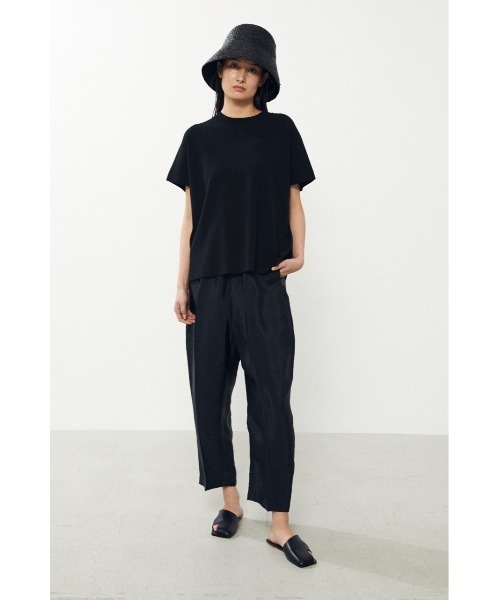 BLACK BY MOUSSY（ブラックバイマウジー）の「satin cocoon pants（サテンコクーンパンツ）（その他パンツ・レディース・ブラック/カーキ/ブルー・1/2）」の12枚目の写真