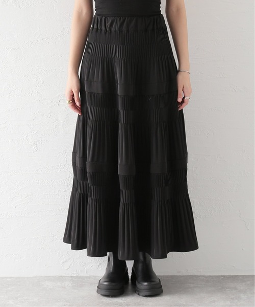 JOURNAL STANDARD（ジャーナルスタンダード）の「《追加2》ミニプリーツティアードスカート（スカート・レディース・ブラック・38/36）」の12枚目の写真