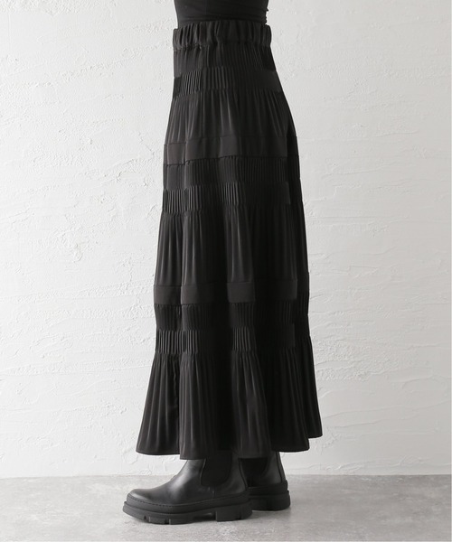 JOURNAL STANDARD（ジャーナルスタンダード）の「《追加2》ミニプリーツティアードスカート（スカート・レディース・ブラック・38/36）」の15枚目の写真