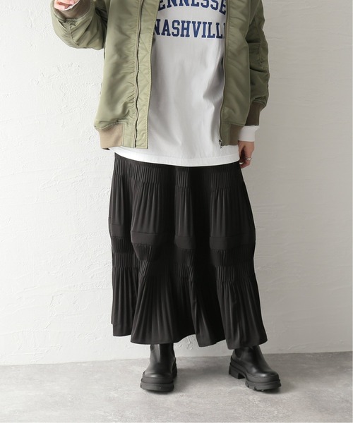 JOURNAL STANDARD（ジャーナルスタンダード）の「《追加2》ミニプリーツティアードスカート（スカート・レディース・ブラック・38/36）」の22枚目の写真