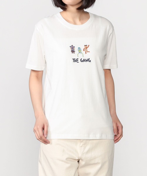 Bshop(ビショップ)の「J-B-J | 半袖Tシャツ GANG WOMEN(Tシャツ/カットソー・レディース・ホワイト・SMALL)」の1枚目の写真