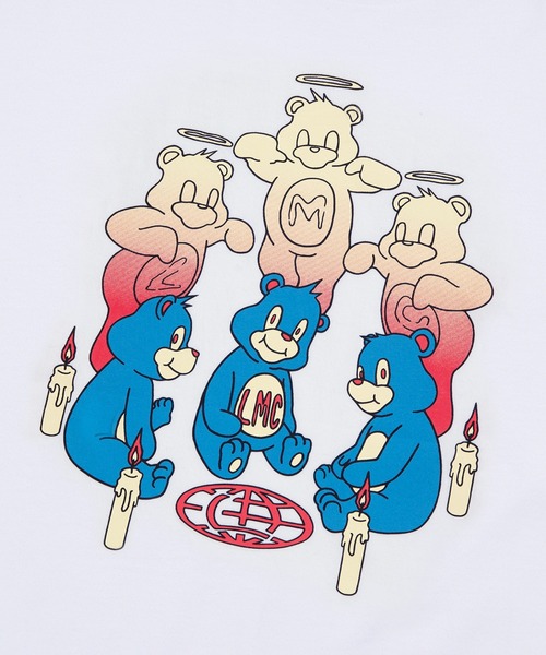 LMCの「【LMC】AROUND THREE BEARS LONG SLV TEE / エルエムシー アラウンド スリー ベアーズ ロングスリーブ Tシャツ（Tシャツ/カットソー・メンズ・ヘザーグレー/ホワイト/ミント・X-LARGE/LARGE/MEDIUM/SMALL）」の8枚目の写真