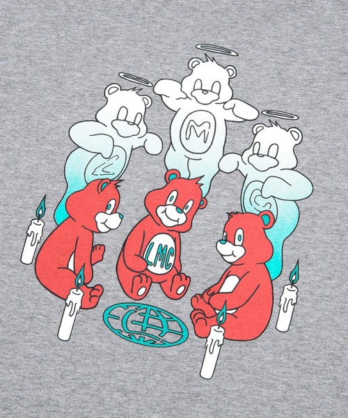 LMCの「【LMC】AROUND THREE BEARS LONG SLV TEE / エルエムシー アラウンド スリー ベアーズ ロングスリーブ Tシャツ（Tシャツ/カットソー・メンズ・ヘザーグレー/ホワイト/ミント・X-LARGE/LARGE/MEDIUM/SMALL）」の13枚目の写真
